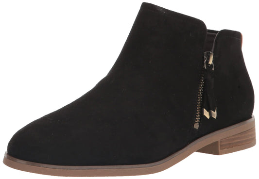 Dr. Scholls Shoes Womens Astir Booties Ankle Boot Black Fabric 8.5 Wide