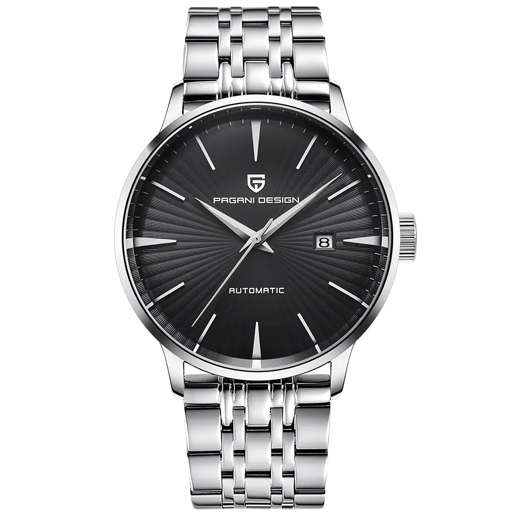 Men's Waterproof Steel Band Mechanical Watch
