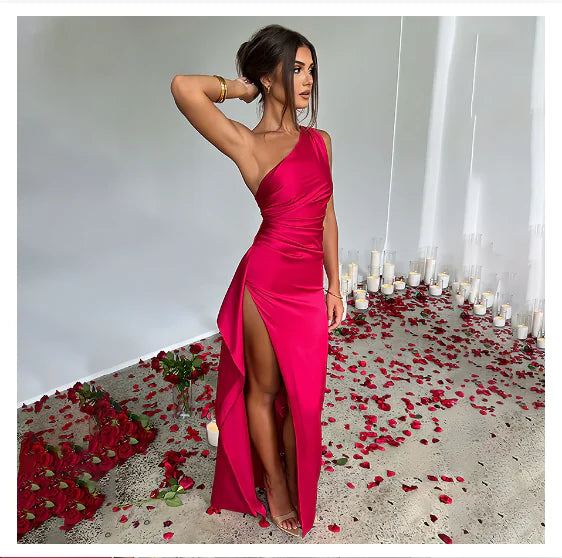 One-Shoulder Maxi Dress # 1