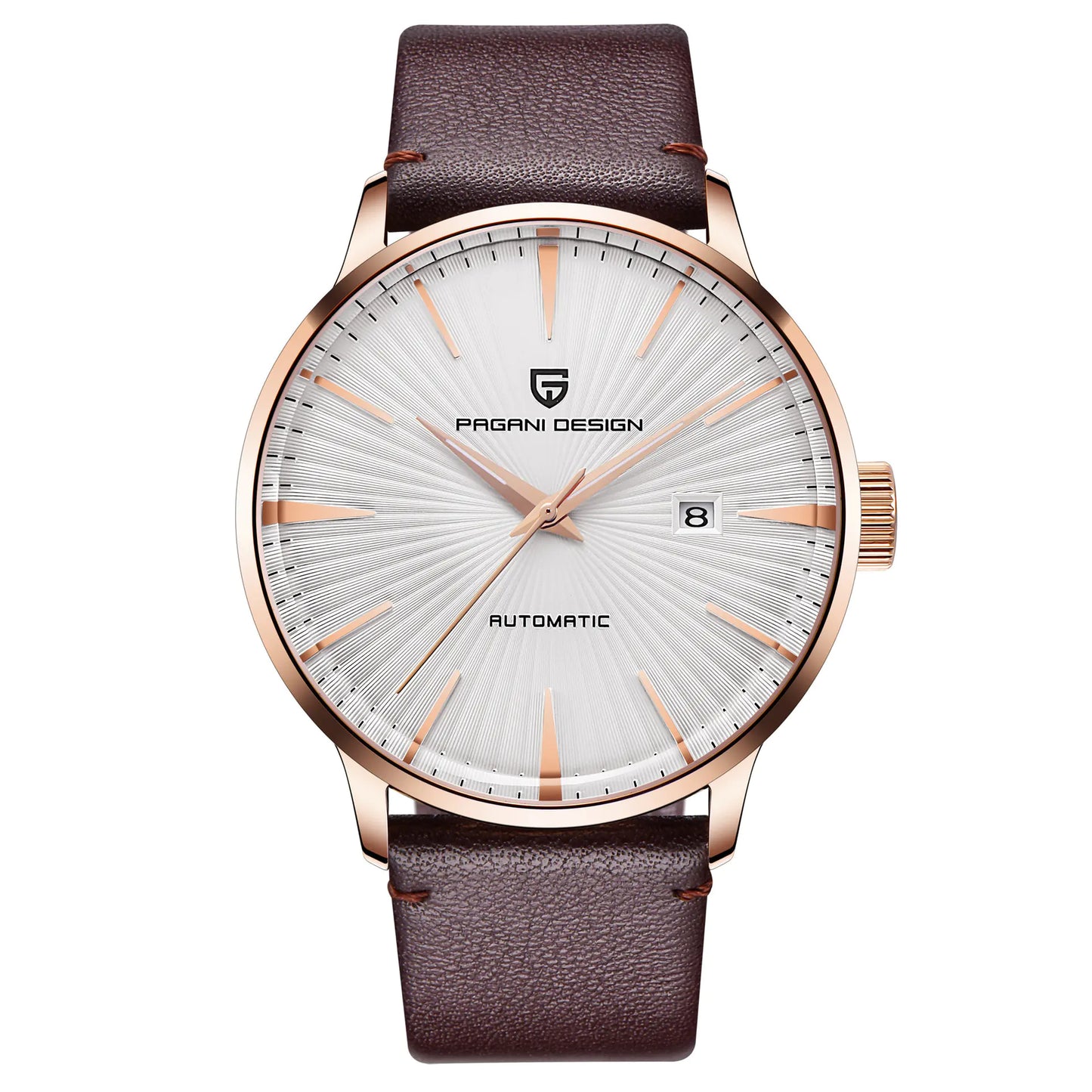 Men's Waterproof Steel Band Mechanical Watch