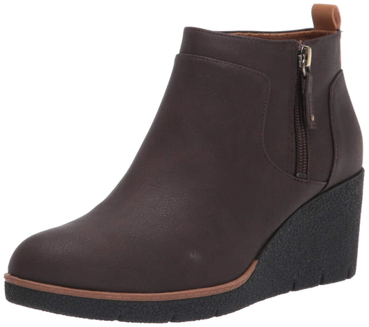 Dr. Scholls Shoes womens Bianca Ankle Boot Brown Smooth 9 US