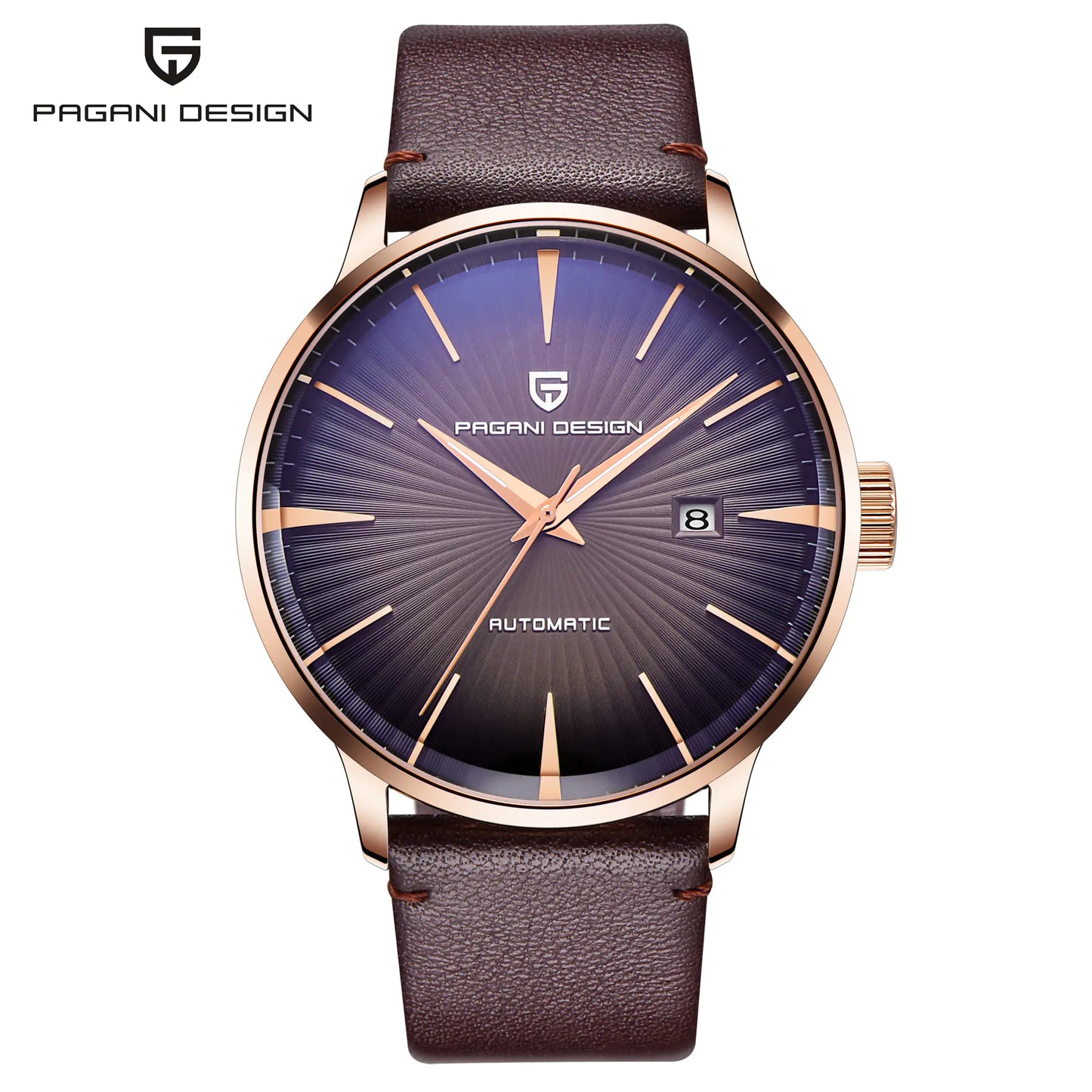 Men's Waterproof Steel Band Mechanical Watch