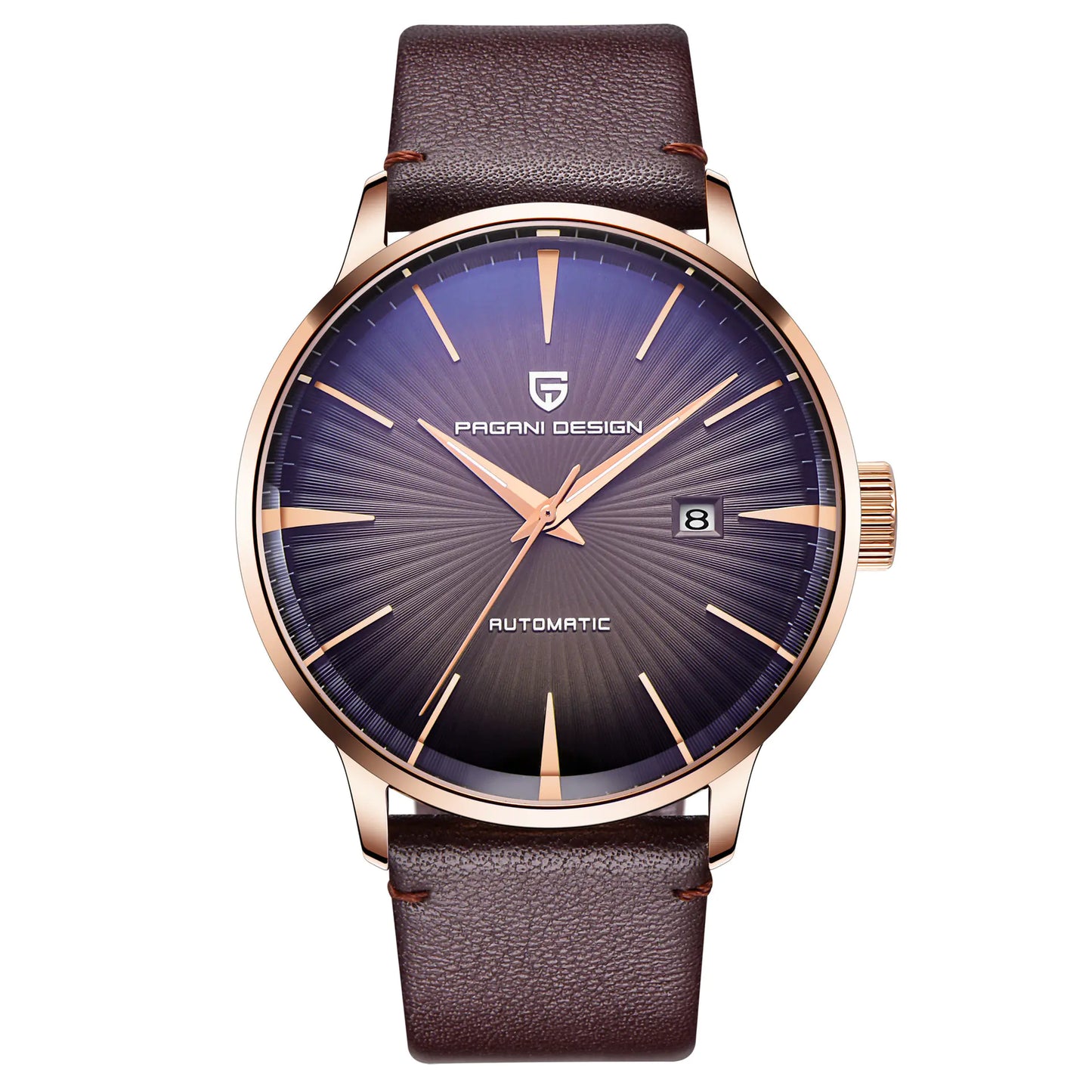 Men's Waterproof Steel Band Mechanical Watch