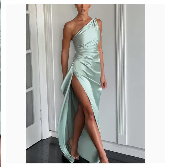 One-Shoulder Maxi Dress # 1