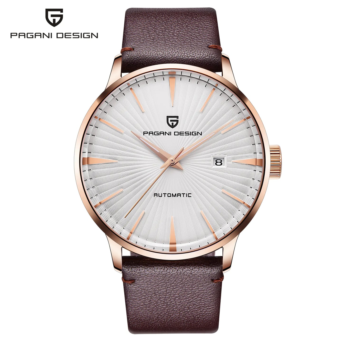 Men's Waterproof Steel Band Mechanical Watch