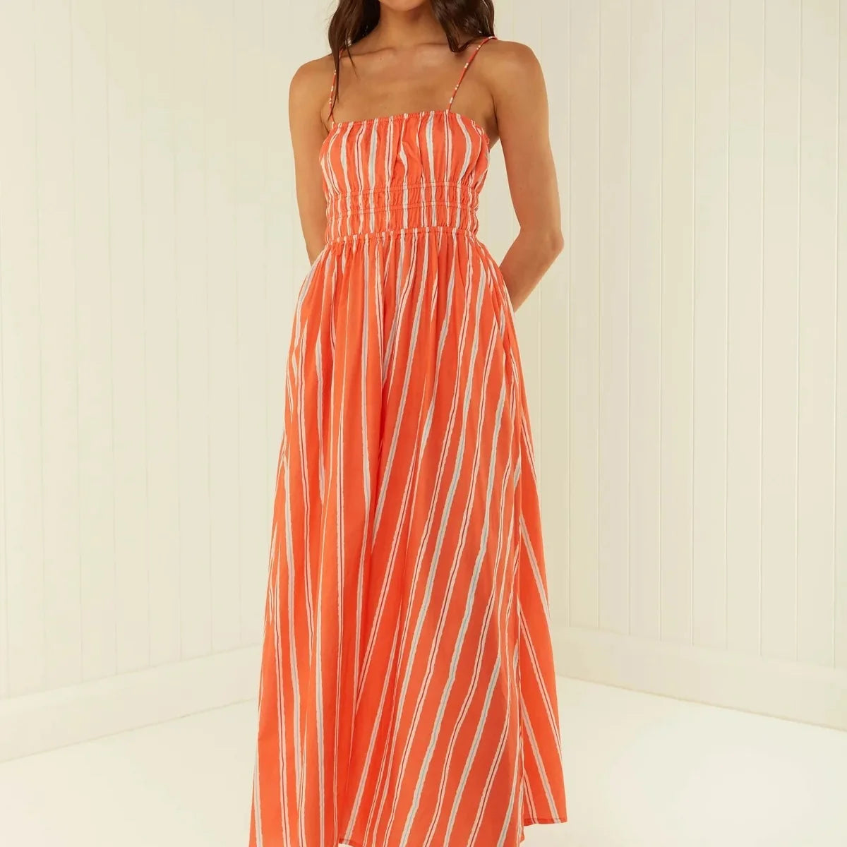Elegant Off-Neck Sling Dress