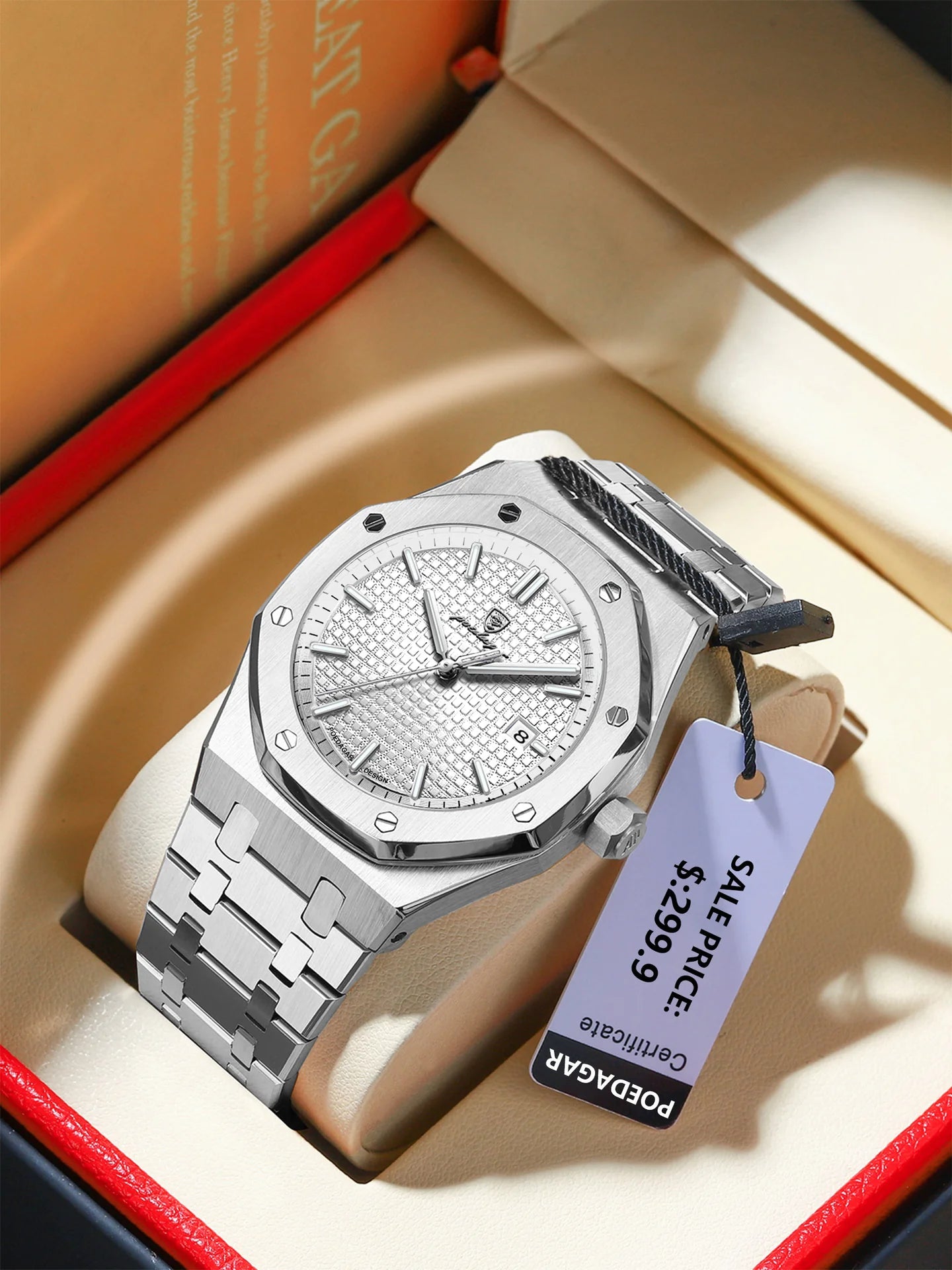 Men's Luminous Waterproof Quartz Watch