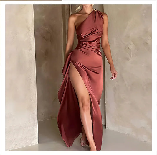 One-Shoulder Maxi Dress # 1