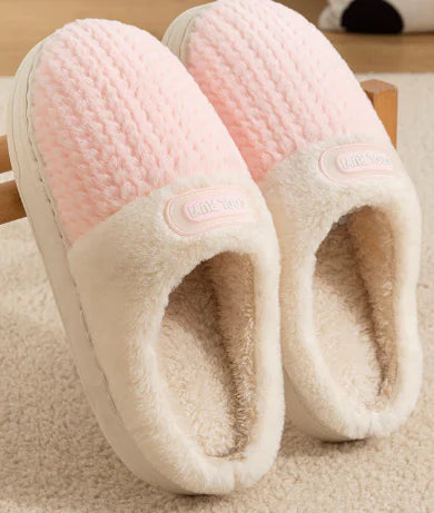 Winter Furry Slippers Indoor Outdoor Fluffy Suede