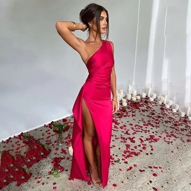 One-Shoulder Maxi Dress # 1