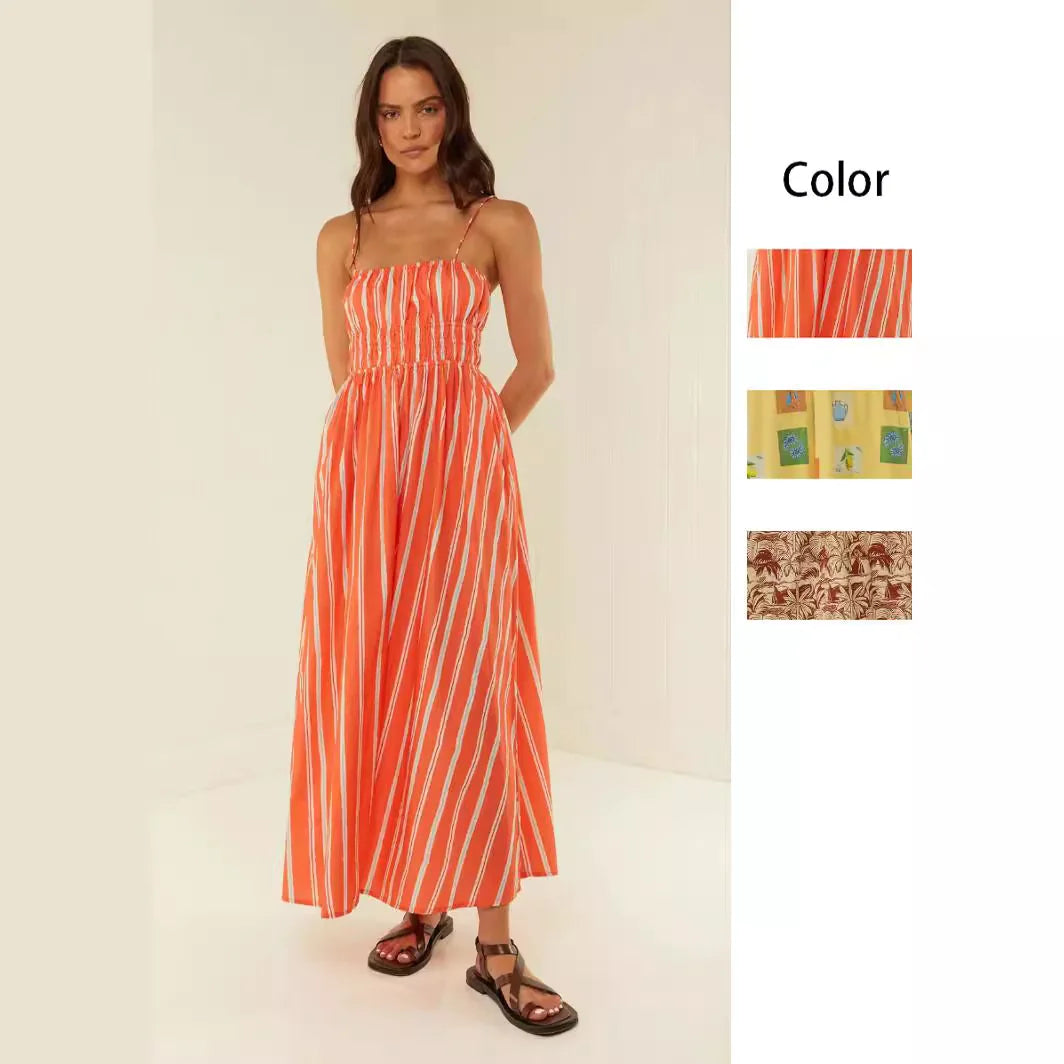 Elegant Off-Neck Sling Dress